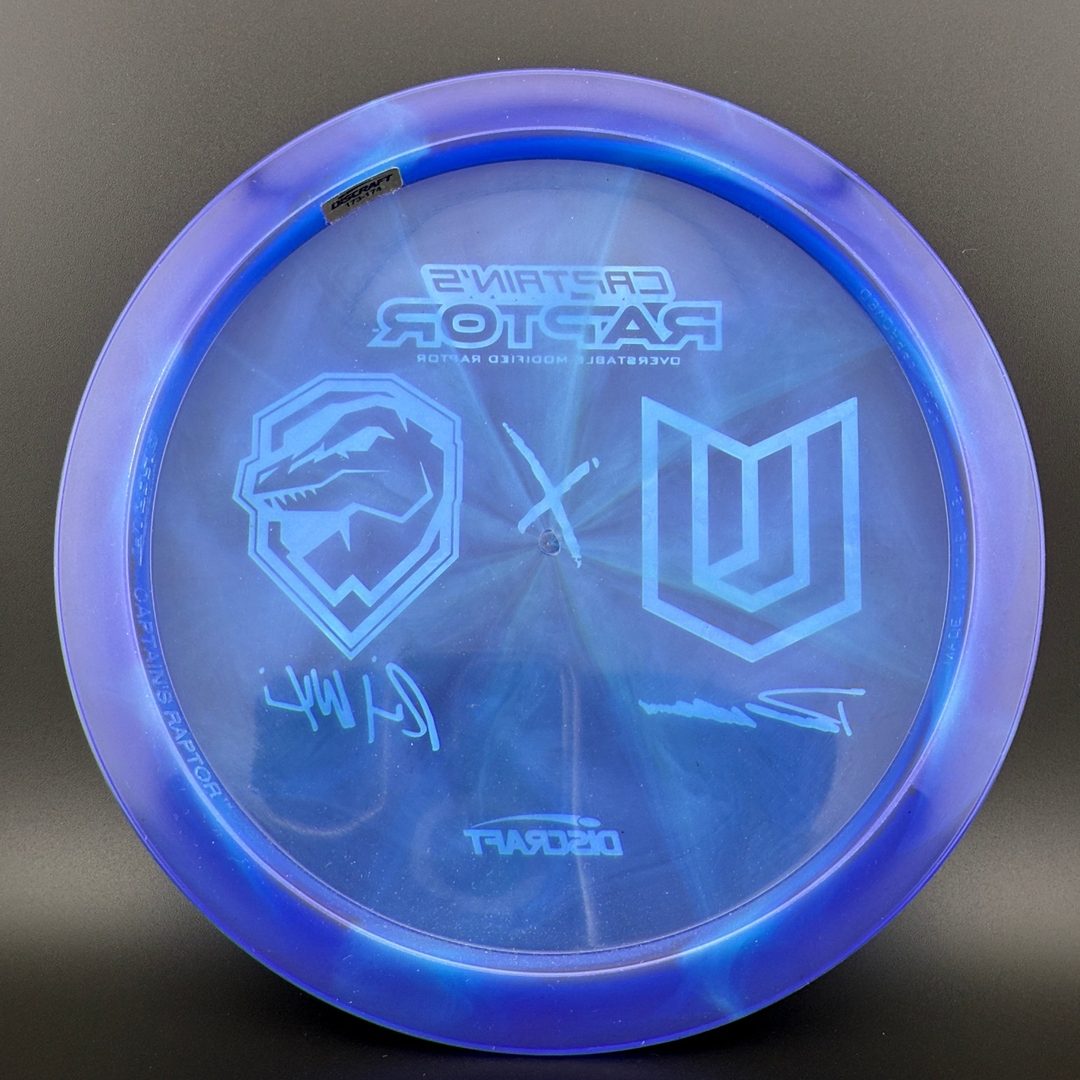 Z Swirl Captain's Raptor - Ulibarri x Wysocki Collab Edition Discraft