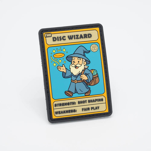 Disc Wizard Disc Golf Patch - Hook And Loop BounceBack DG