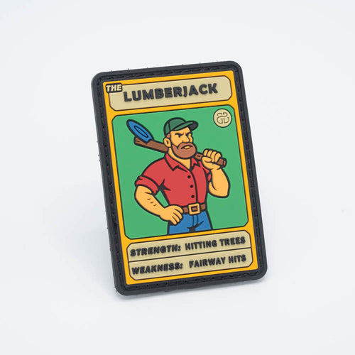 Lumberjack Disc Golf Patch - Hook And Loop