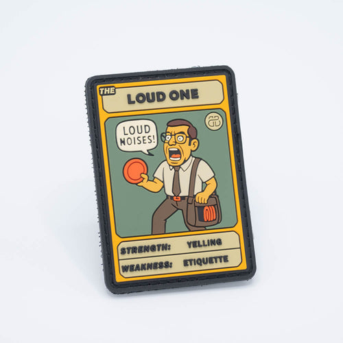 The Loud One Disc Golf Patch - Hook And Loop