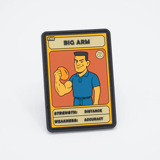 Big Arm Disc Golf Patch - Hook And Loop BounceBack DG