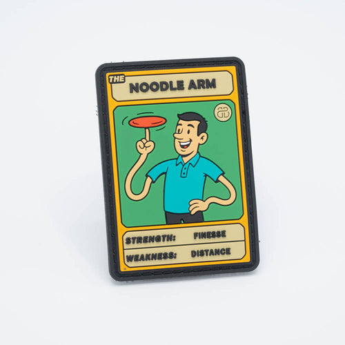 Noodle Arm Disc Golf Patch - Hook And Loop BounceBack DG