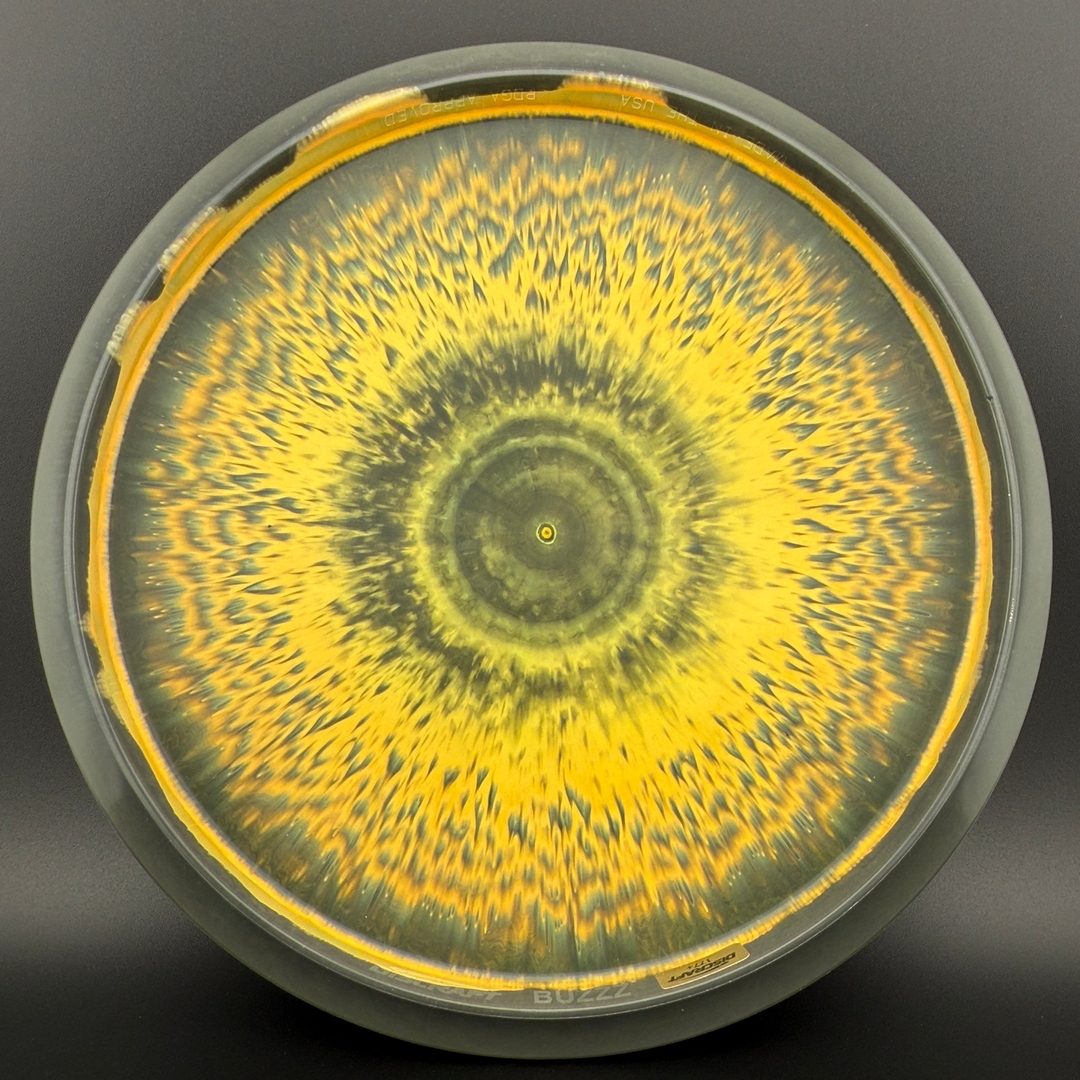 Swirly ESP Buzzz First Run - Paul McBeth 4x Claws - Smoke Lemon Lime Discraft