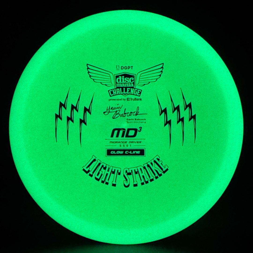 Glow C-Line MD3 - Light Strike - Gavin Babcock Signature Series DCF Discmania