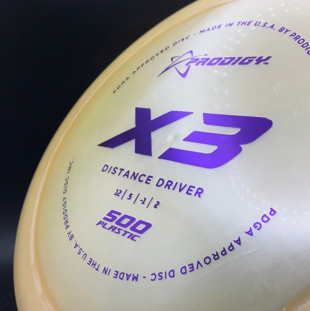 X3 500 Plastic Distance Driver Prodigy