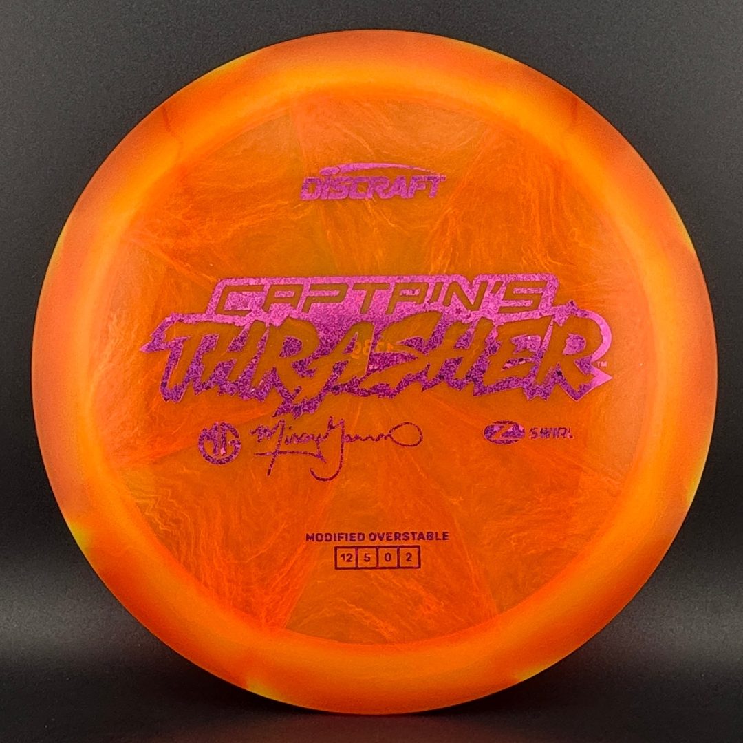 Swirly Z Captain's Thrasher - Missy Gannon 2026 Discraft