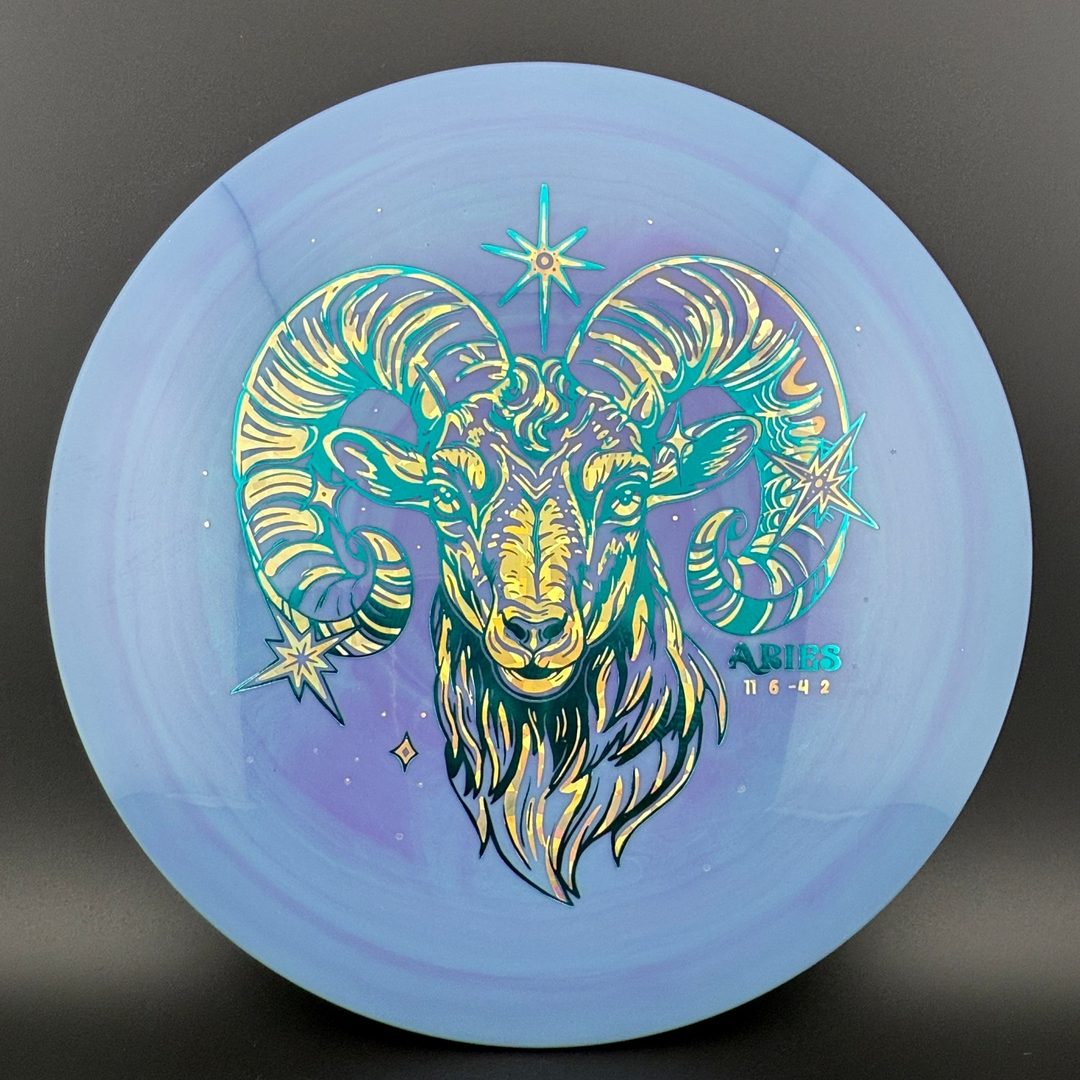 Swirly Sirius Aries (1.1) - Cosmic Ram by Tony Diaz