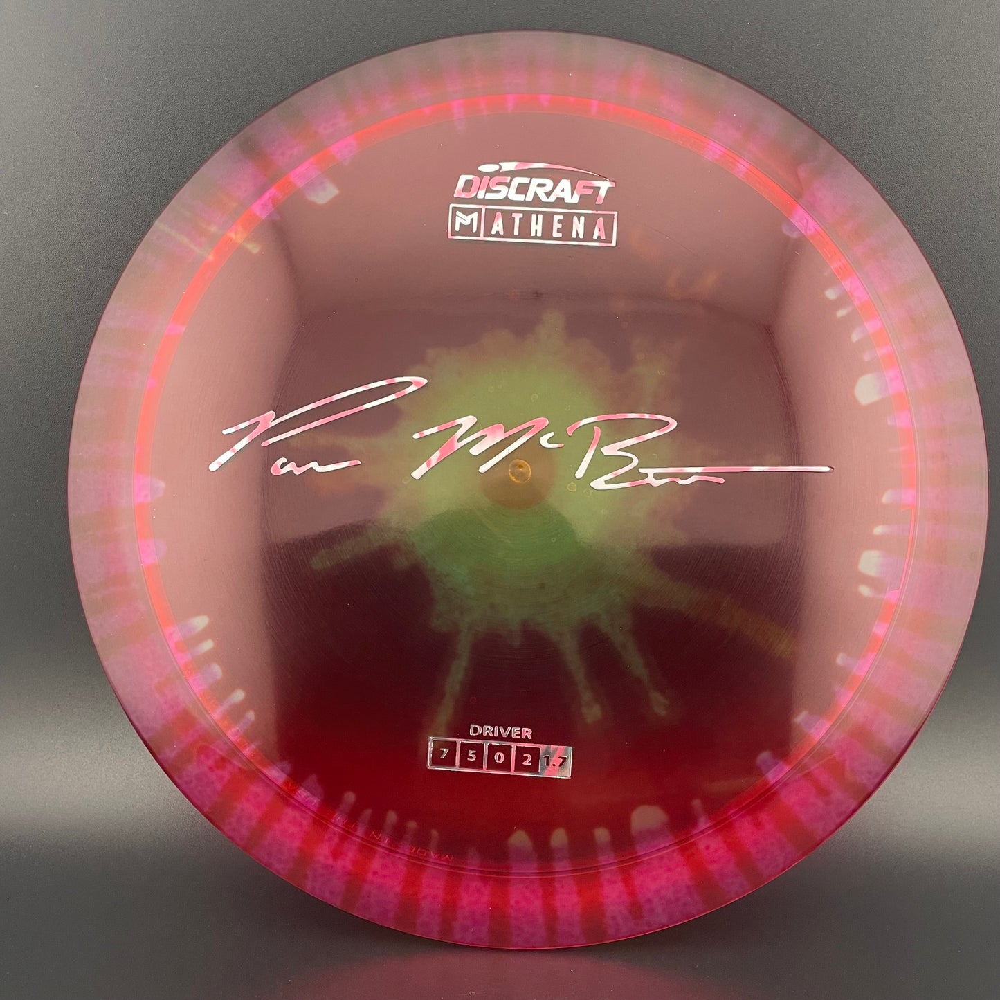 Fly Dye Z Athena - Paul McBeth Discraft