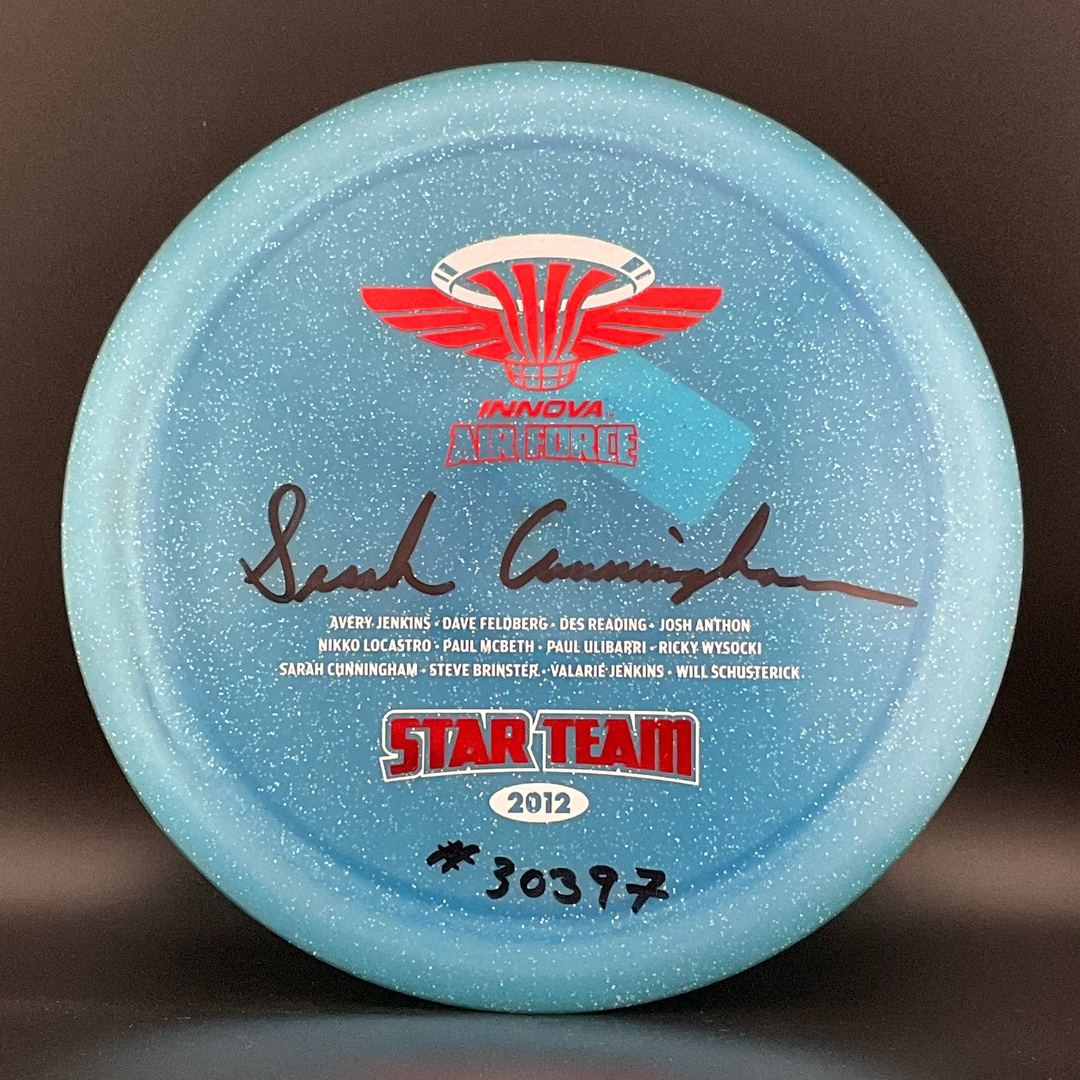 Metal Flake Champion Wraith *Signed* - 2012 Star Team - Sarah Cunningham Innova