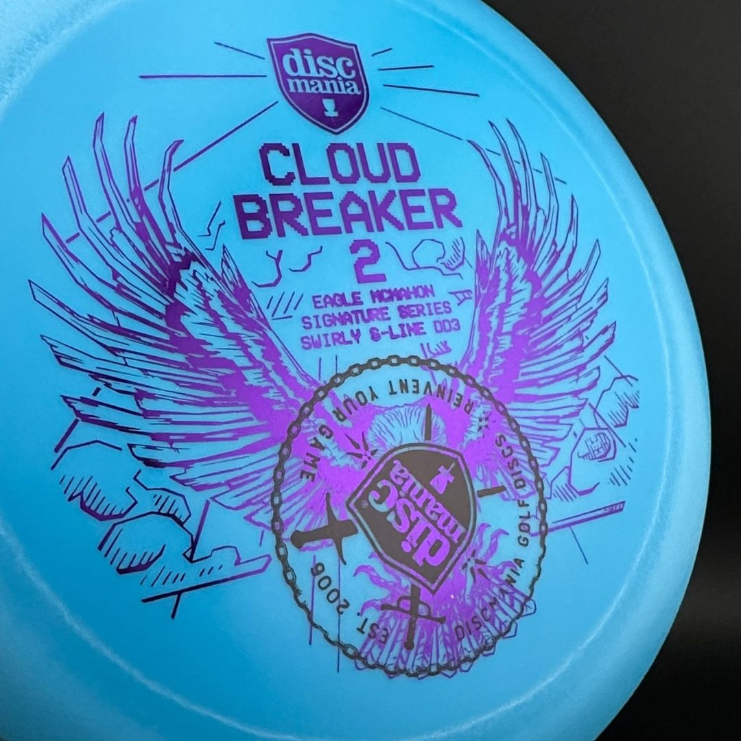Swirly S-Line DD3 - Cloud Breaker 2 - Shield and Sword Stamp *Warehouse Stash* Discmania