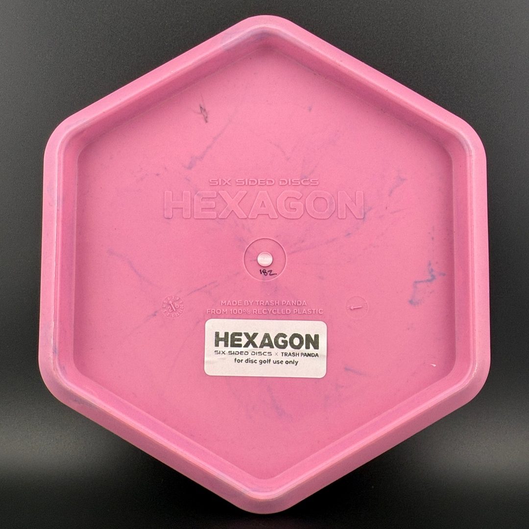Swirly Base Hexagon trash panda