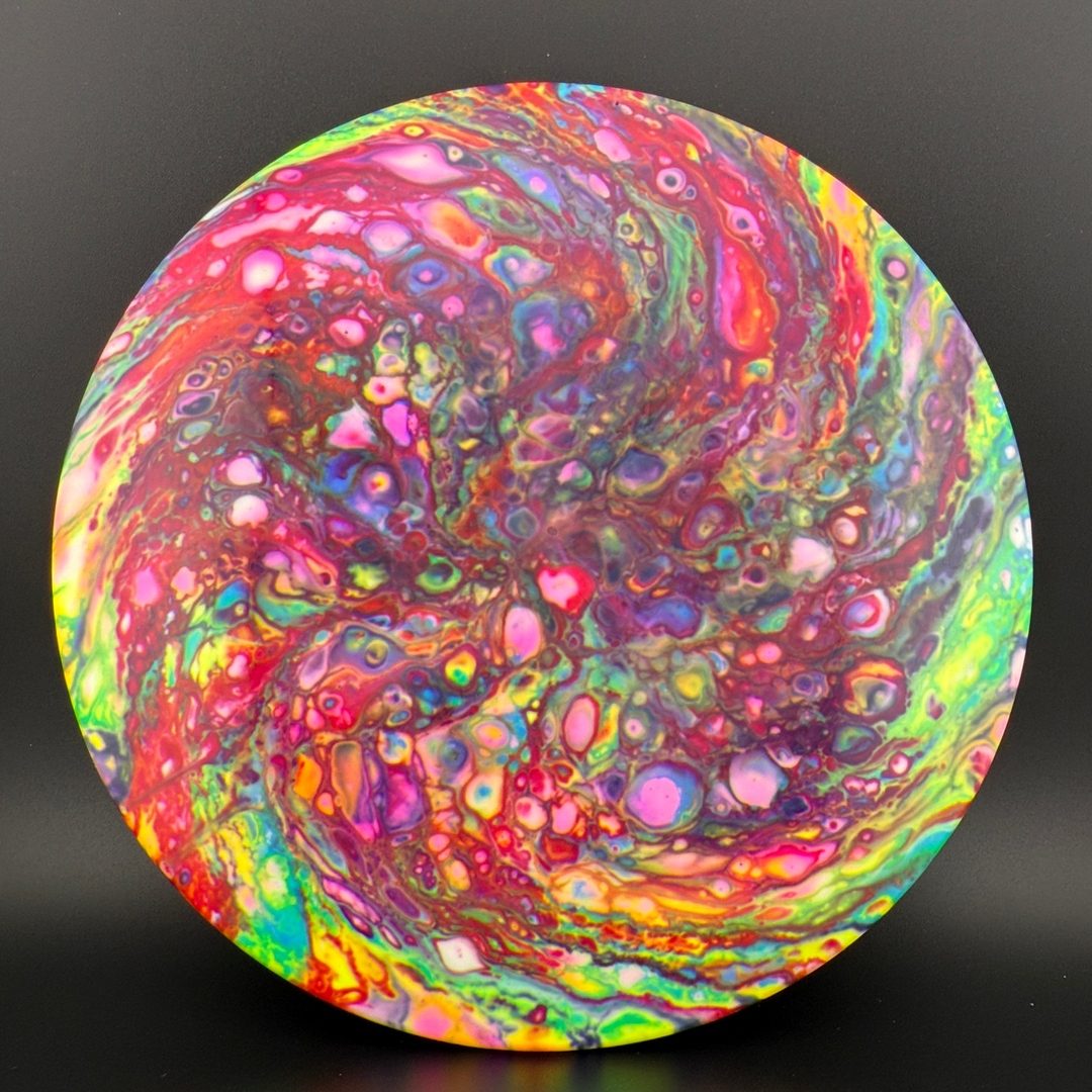 White ESP Athena - Greazy Dyed - Bottom Stamp Discraft