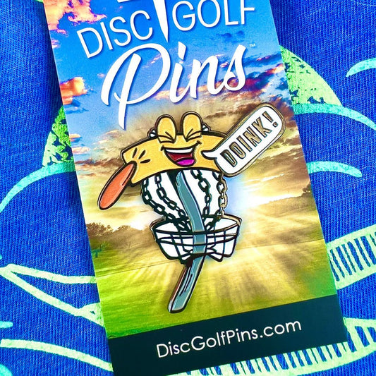 DOINK! Pin - Metal Butterfly Disc Golf Pins
