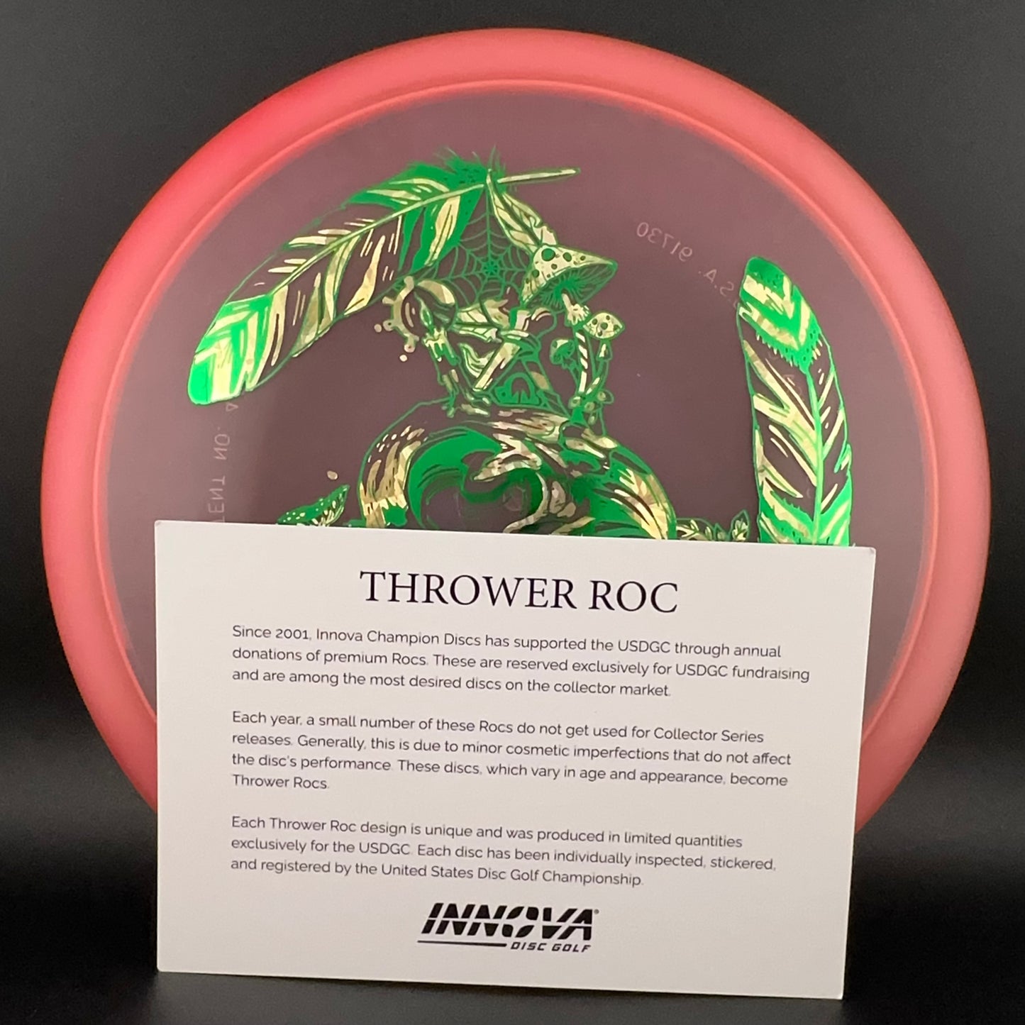 Champion Thrower Roc - "Shaman" 2025 USDGC 1/500 Innova