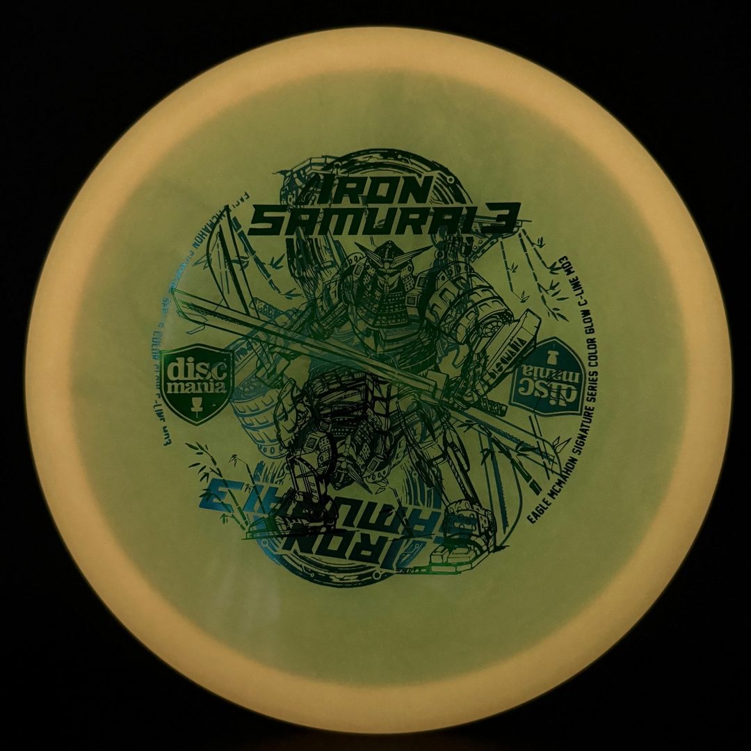 Color Glow C-Line MD3 - Iron Samurai 3 Double Stamp X-Out Discmania