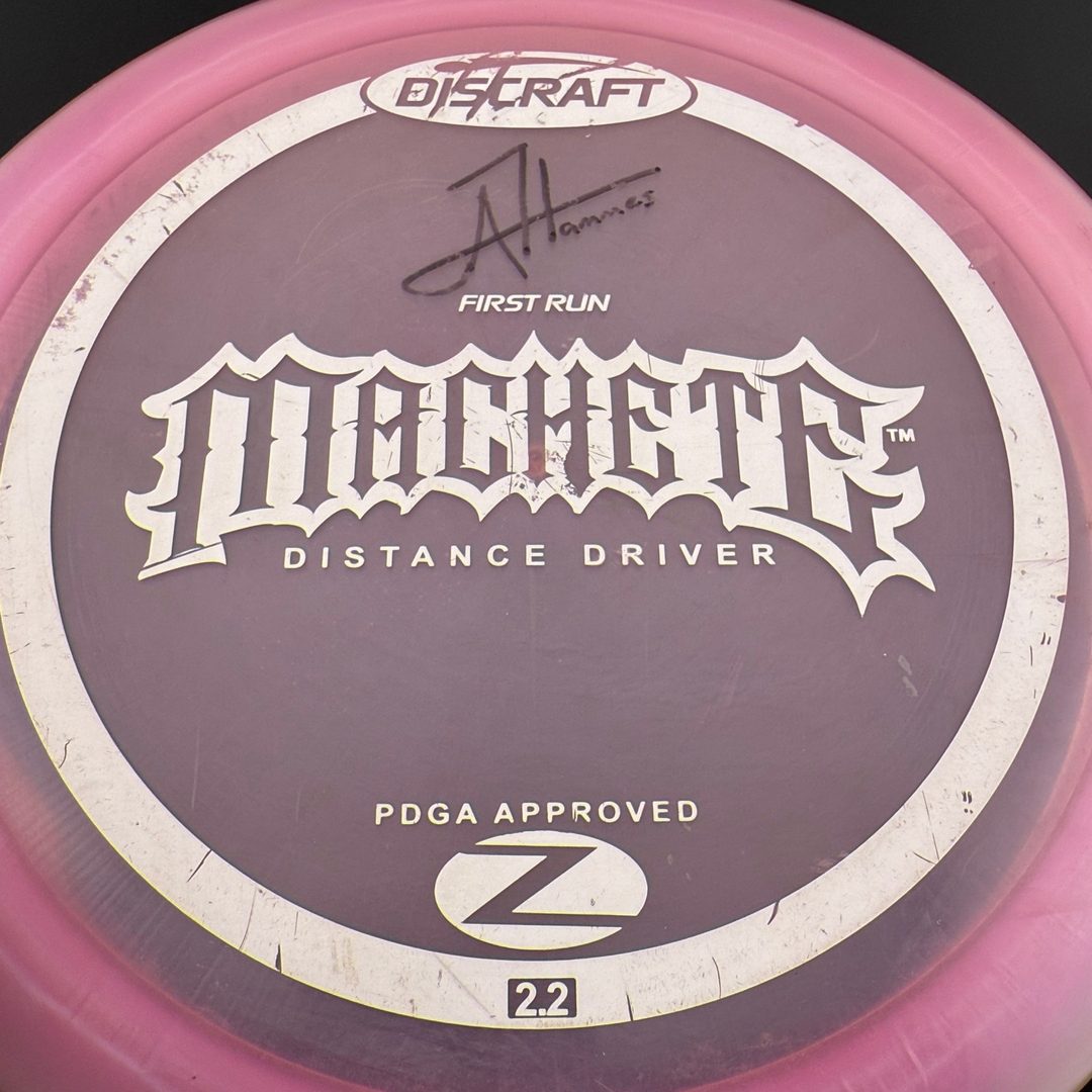 Z Machete First Run - Adam Hammes *Gibson Stash Used* Discraft