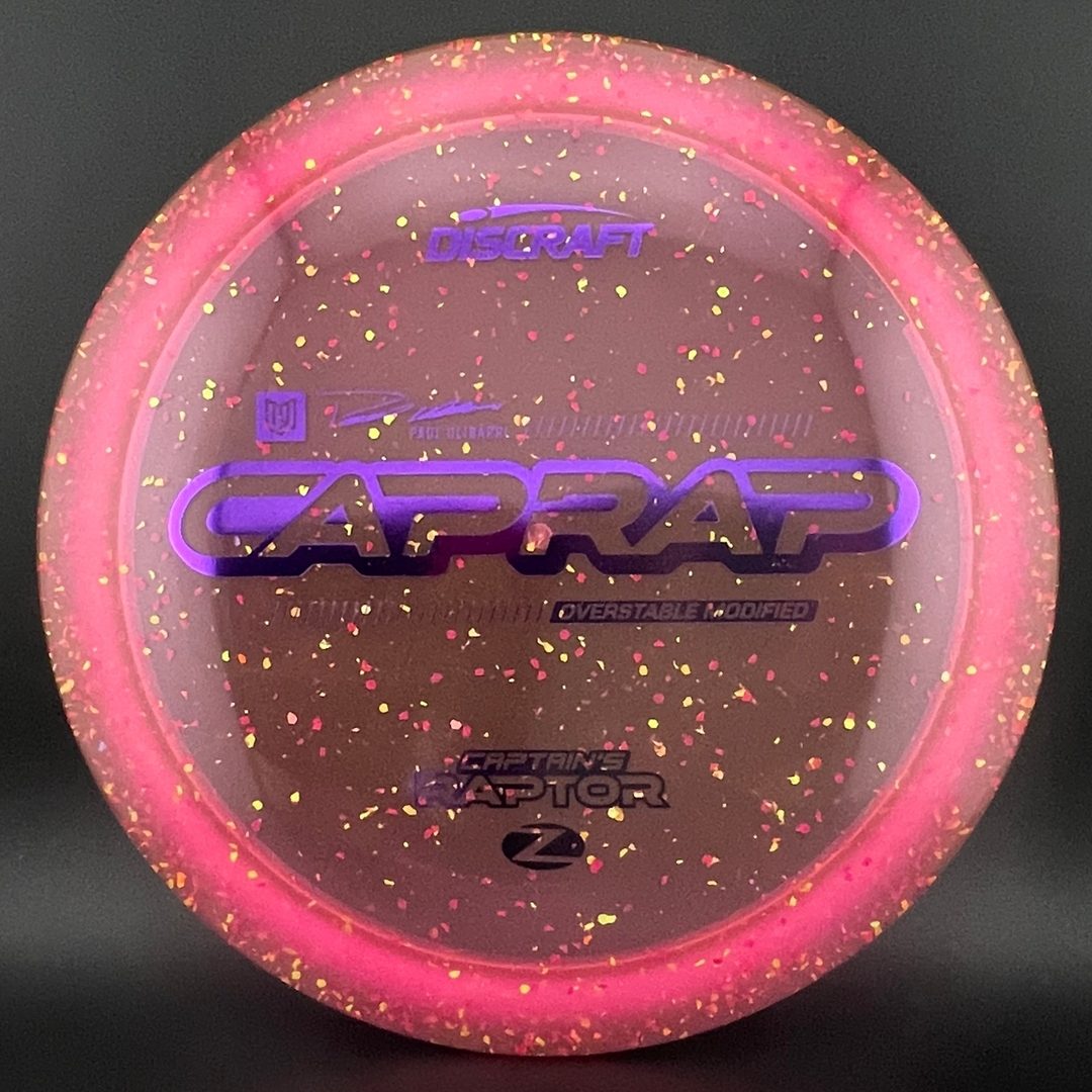 Confetti Z Captain's Raptor - Paul Ulibarri 2026 Discraft