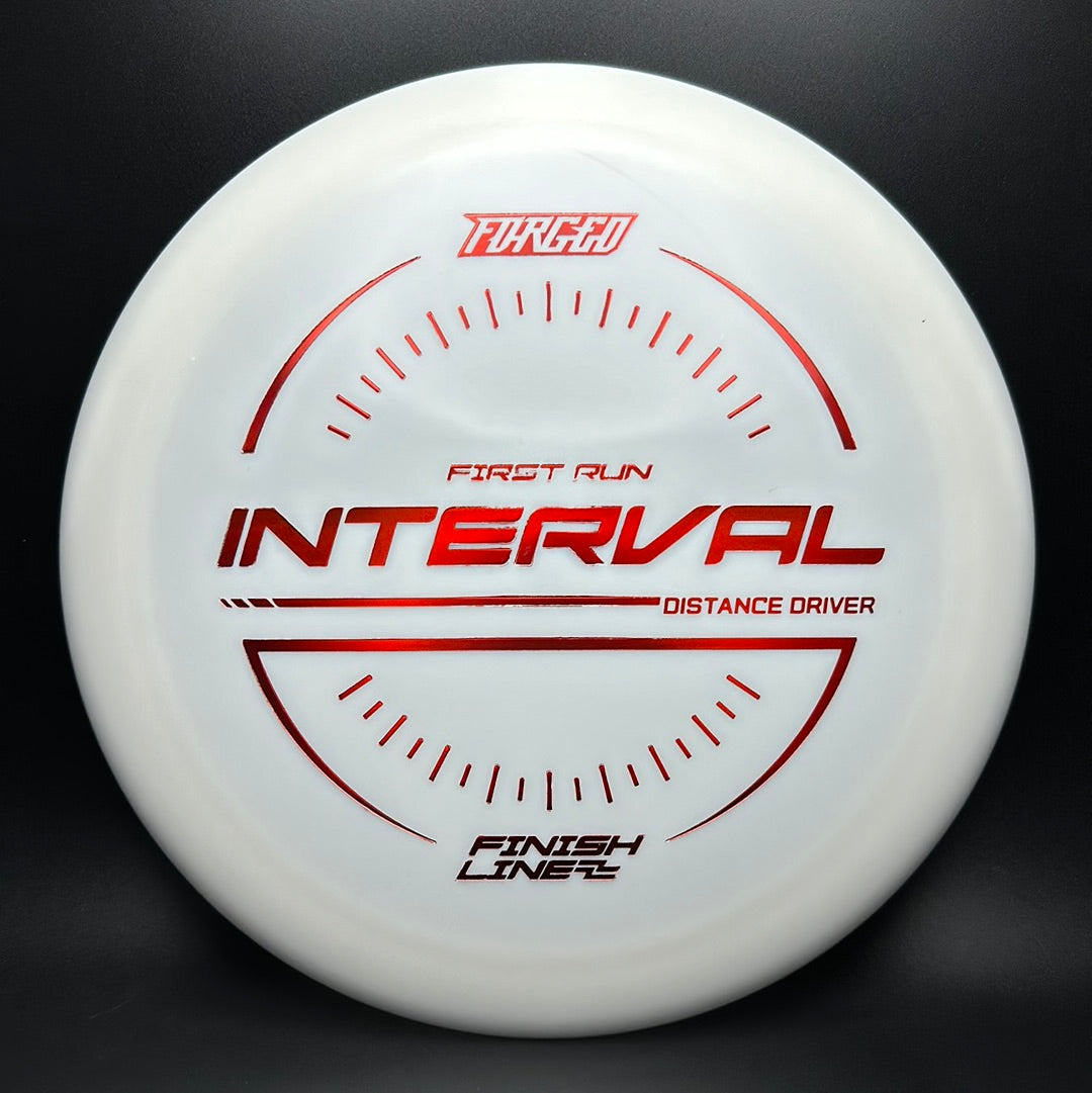 Forged Interval - First Run Finish Line