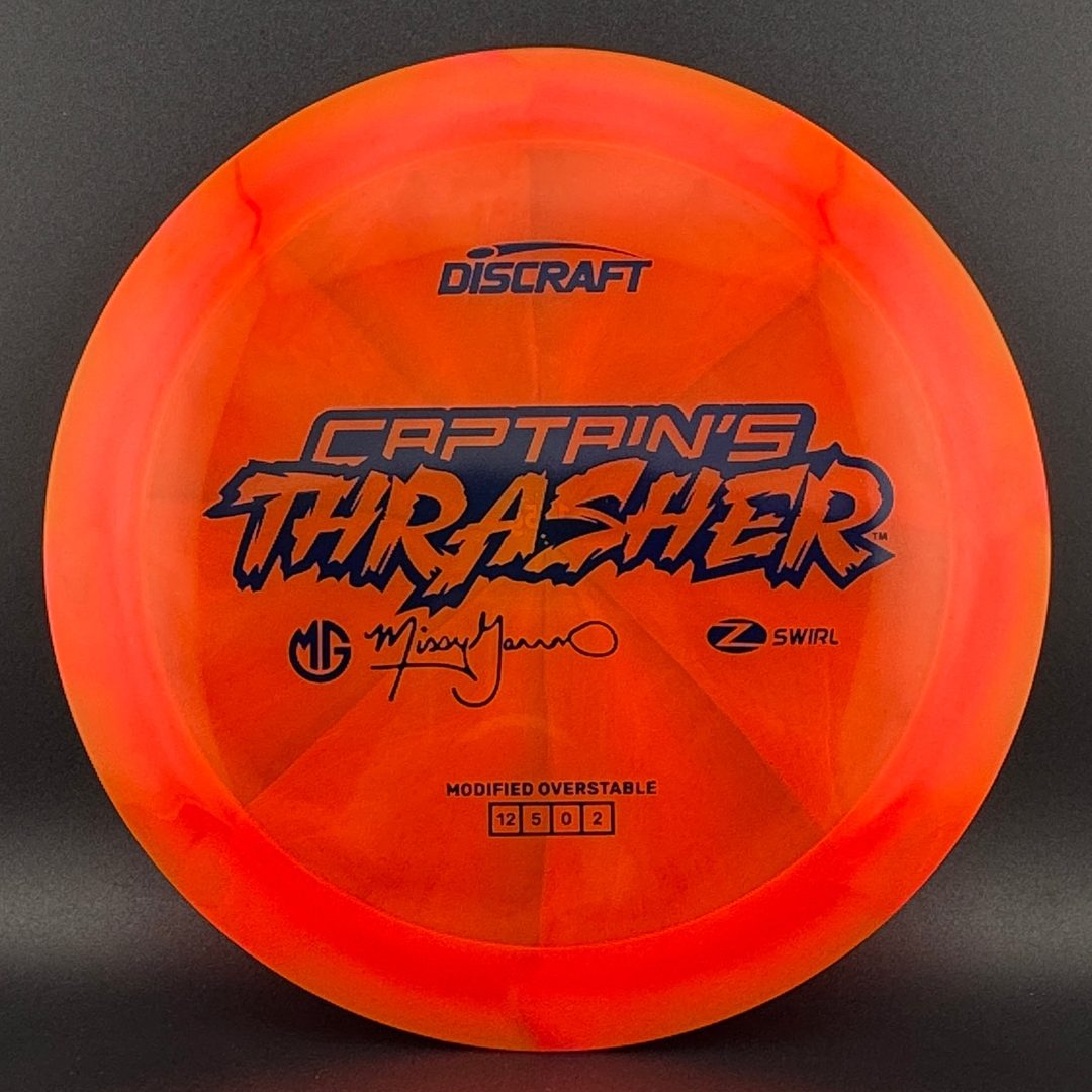 Swirly Z Captain's Thrasher - Missy Gannon 2026 Discraft