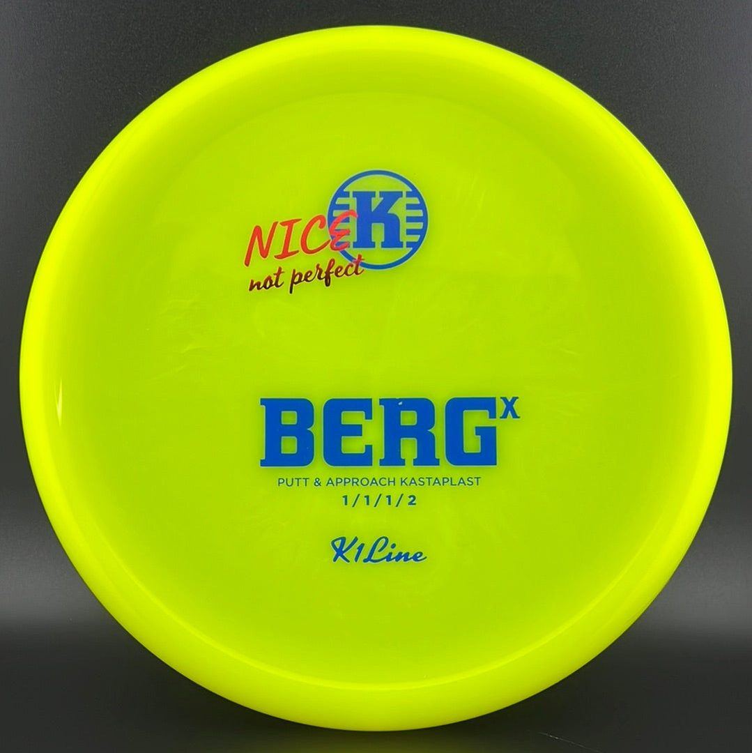 K1 Berg X - Chartreuse "Nice Not Perfect" X-Out Kastaplast