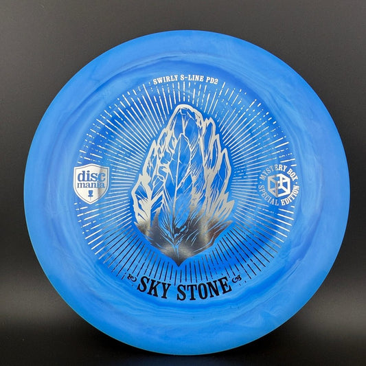 Swirly S-line PD2 First Run - "Sky Stone" MB '23 - 303 Open Bottom Stamp Discmania