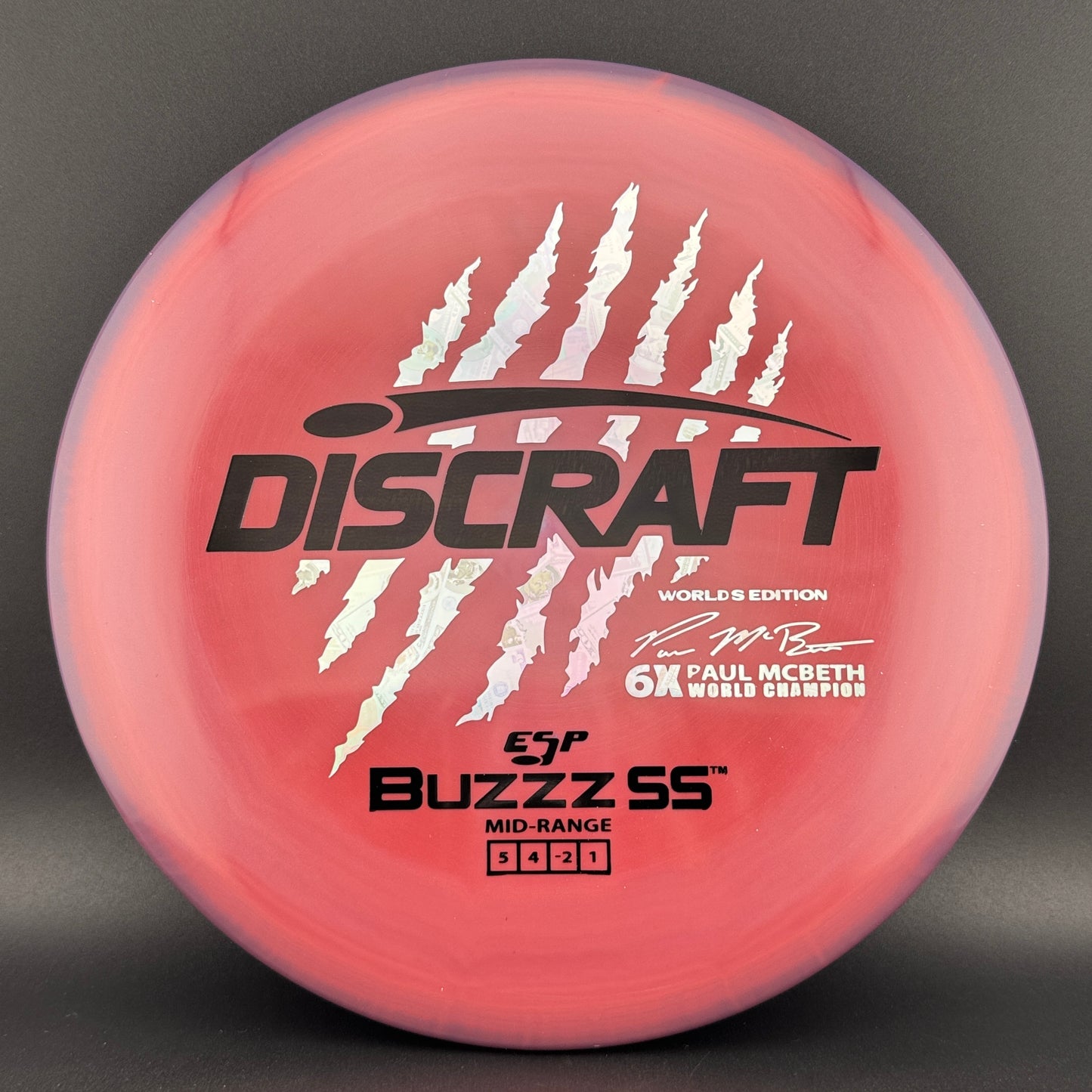 ESP Swirl Buzzz SS - Paul McBeth 6x Claws - Worlds 2026