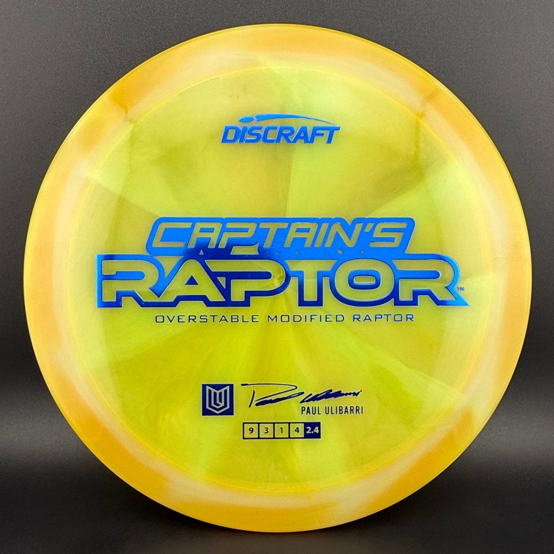 Special Z Blend Captain's Raptor - Paul Ulibarri 2025 Signature Series Discraft