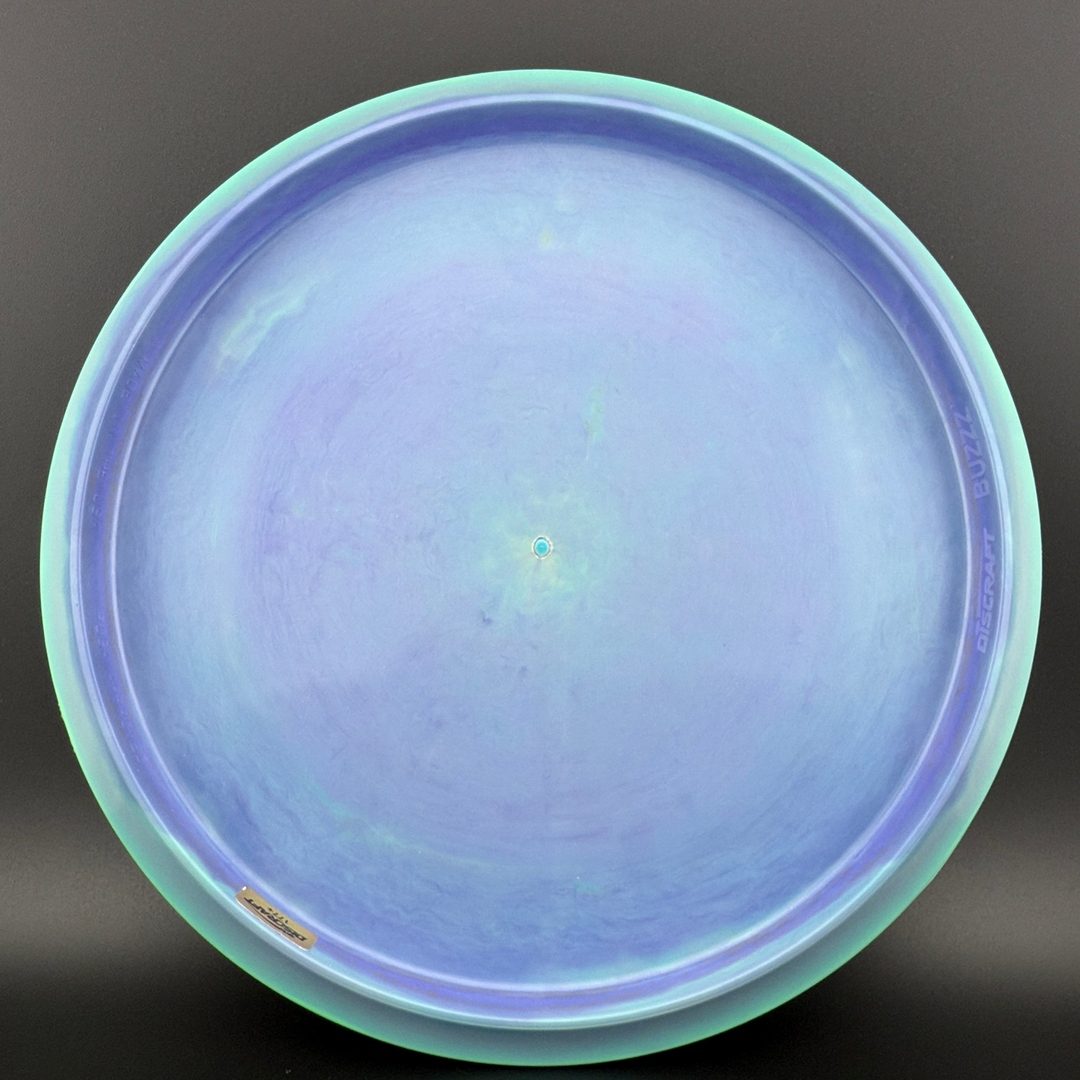 Swirly ESP Buzzz First Run - Paul McBeth 4x Claws - Blurple Teal Discraft