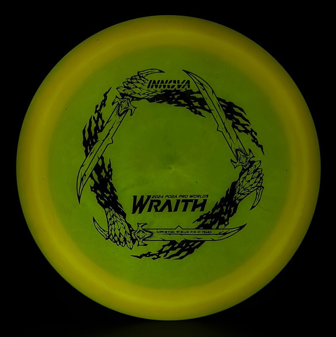 Color Glow Champion Wraith - 2024 PDGA Pro Worlds Innova