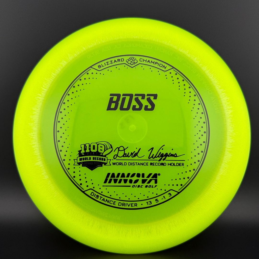 Blizzard Champion Boss - David Wiggins Jr 1108 World Record Innova