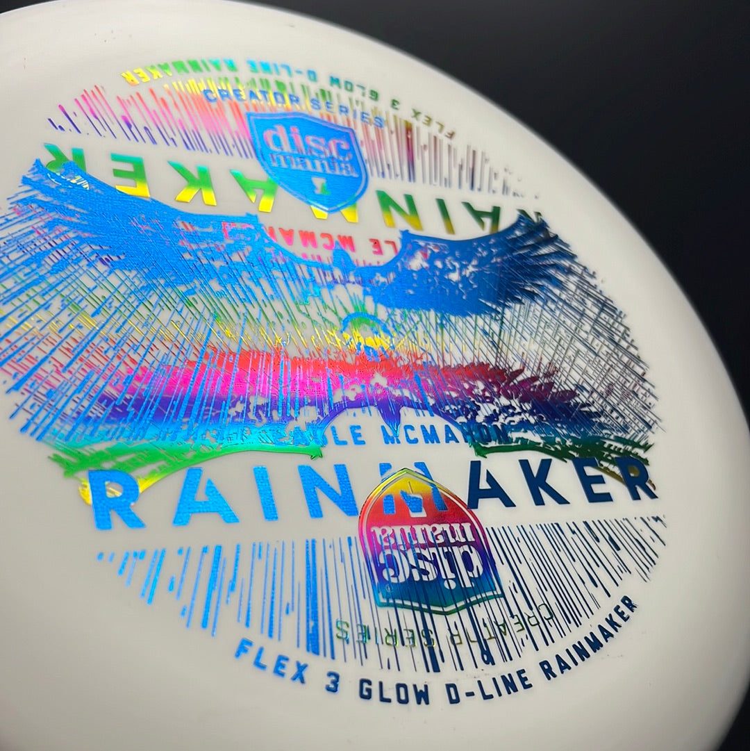 Glow D-Line Flex 3 Rainmaker - Double Stamp Eagle McMahon Discmania