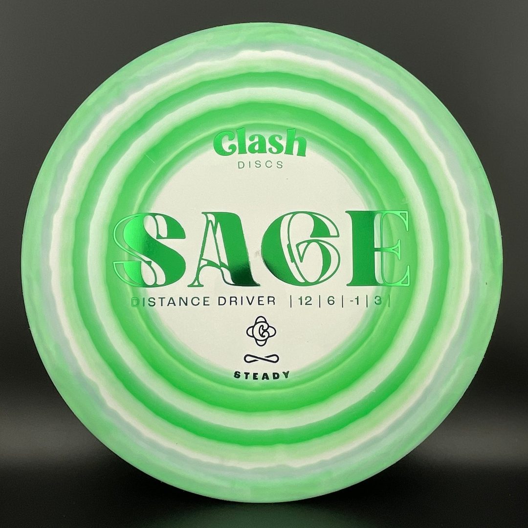 Steady Ring Sage - First Run Clash Discs