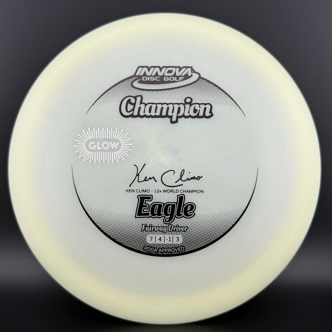 Color Glow Champion Eagle - Ken Climo 12x Innova