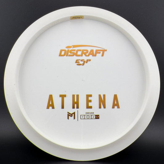 White ESP Athena - Bottom Stamp - Dyer’s Delight Discraft