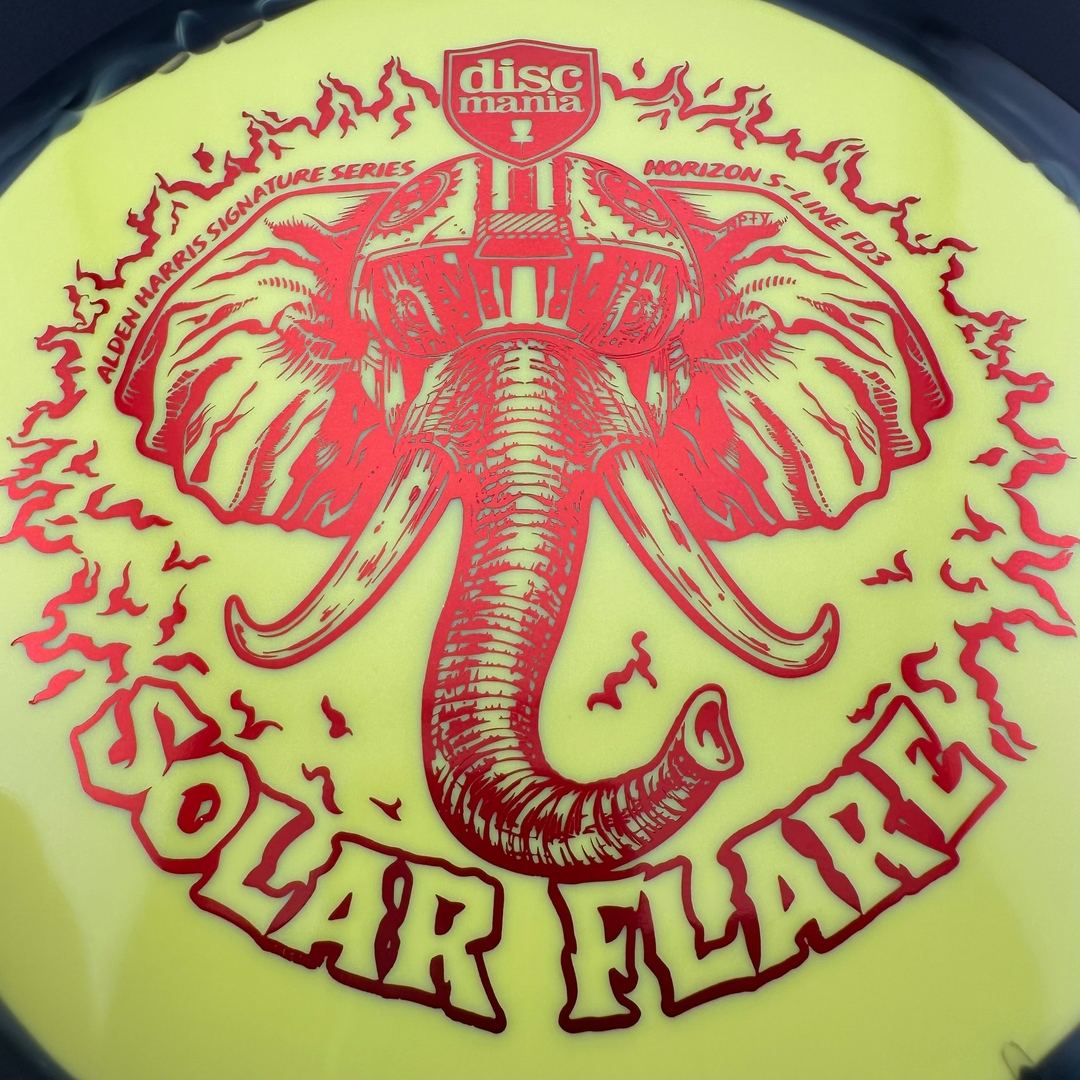 Horizon S-Line FD3 - Solar Flare - Alden Harris Signature Series Stamp by Manny Trujillo DROPPING OCTOBER 9TH @ 7 AM MST Discmania