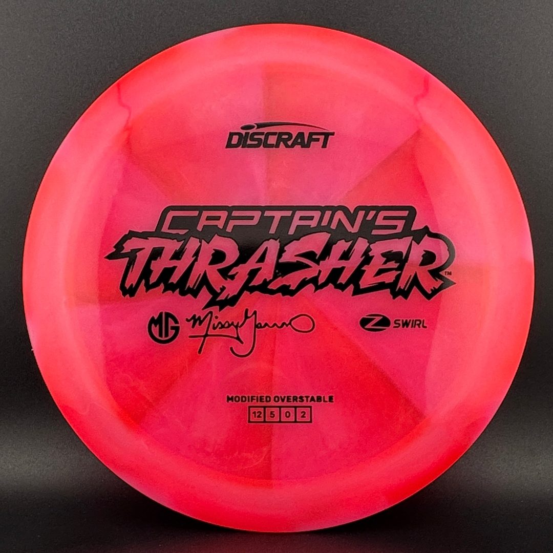 Swirly Z Captain's Thrasher - Missy Gannon 2026 Discraft