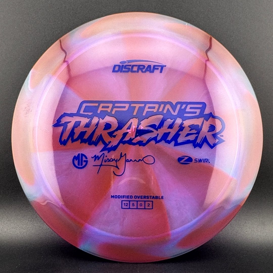Swirly Z Captain's Thrasher - Missy Gannon 2026 Discraft
