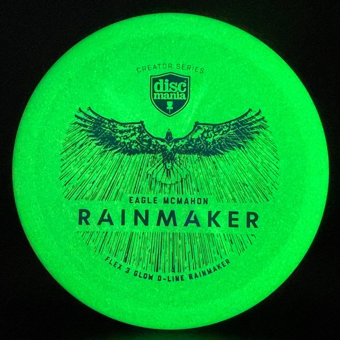 Glow D-Line Flex 3 Rainmaker - Eagle McMahon Creator Series *Colten Stash* Discmania