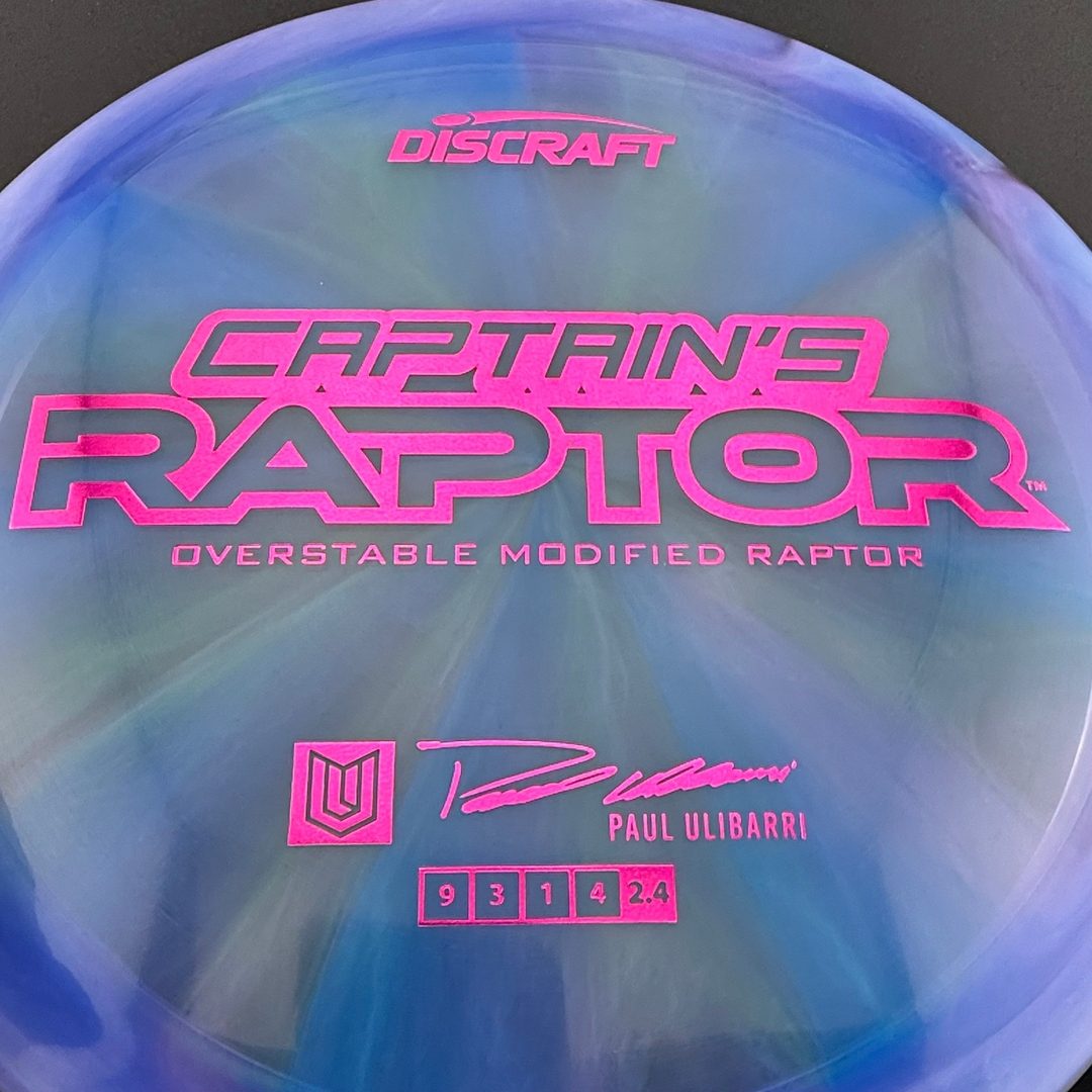 Special Z Blend Captain's Raptor - Paul Ulibarri 2025 Signature Series Discraft