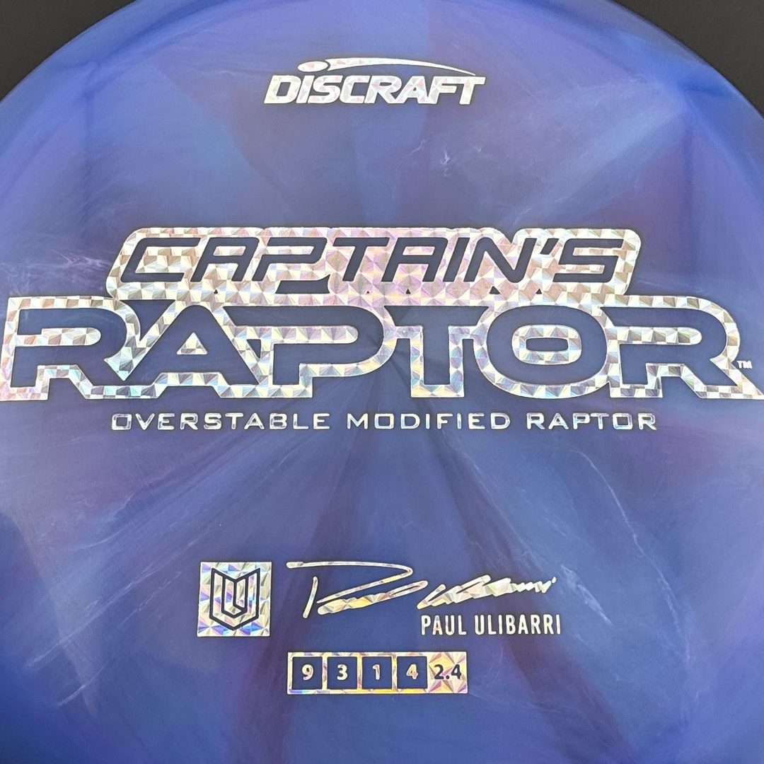 Special Z Blend Captain's Raptor - Paul Ulibarri 2025 Signature Series Discraft