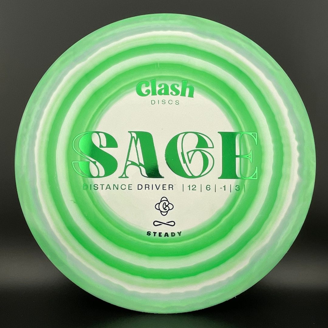 Steady Ring Sage - First Run Clash Discs