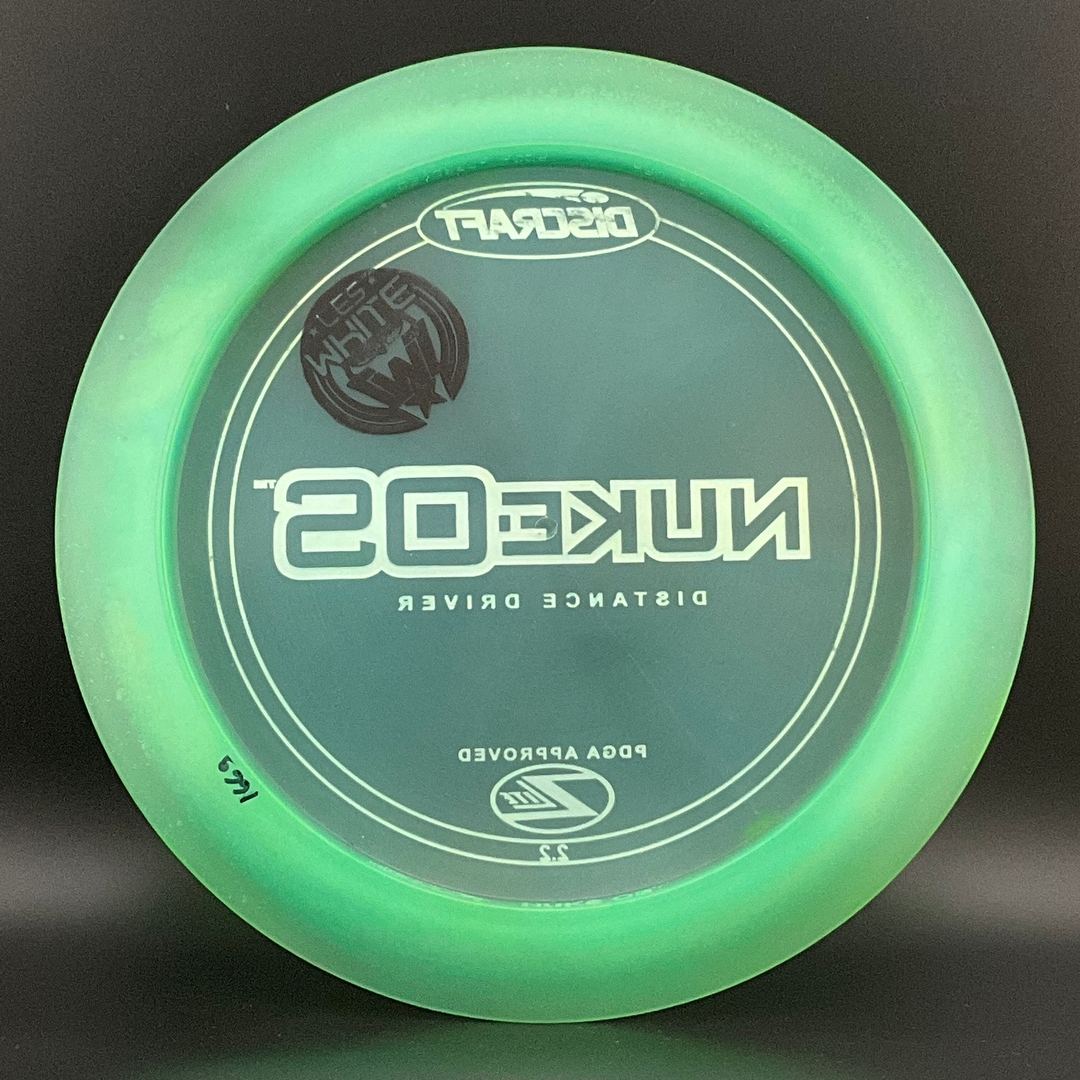 Z Lite Nuke OS *Les White Stash* - PFN! Swirly Frosted Jade! Discraft