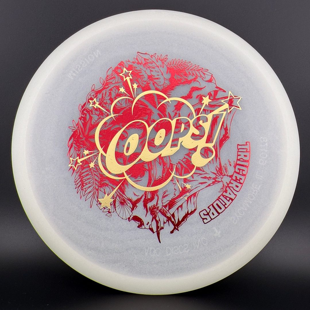 Glow Egg Shell Stegosaurus - Oops, Misprint! Dino Discs