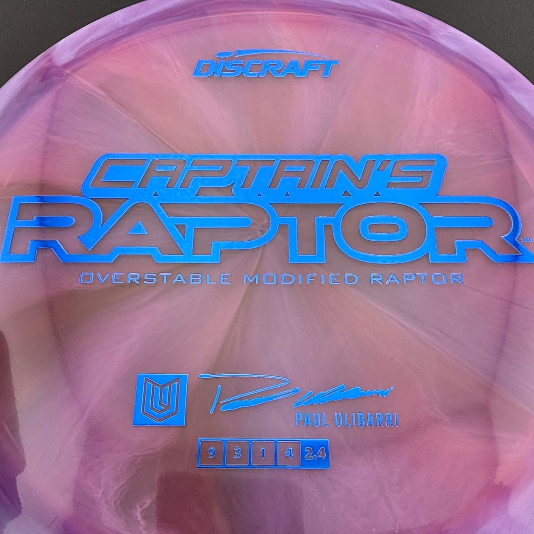 Special Z Blend Captain's Raptor - Paul Ulibarri 2025 Signature Series Discraft