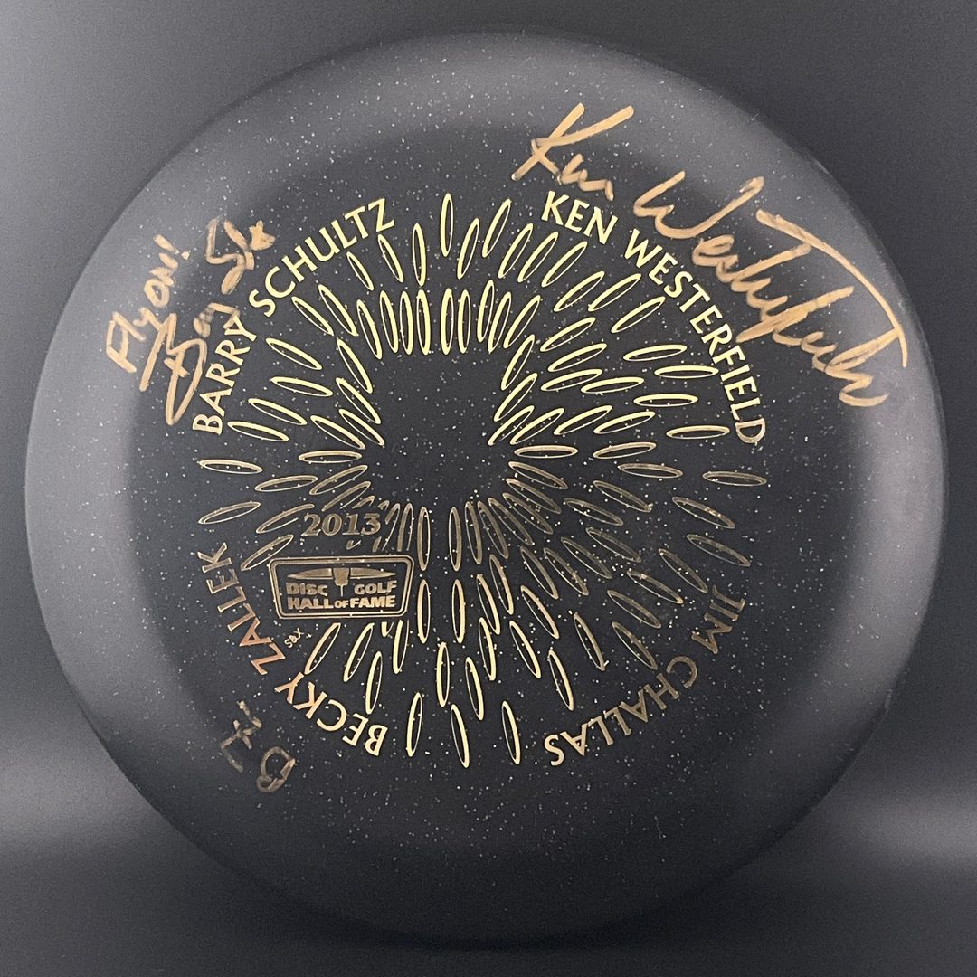 Metal Flake Star Aviar - 2013 Hall of Fame Commemorative Signed *Speedy Stash* Innova