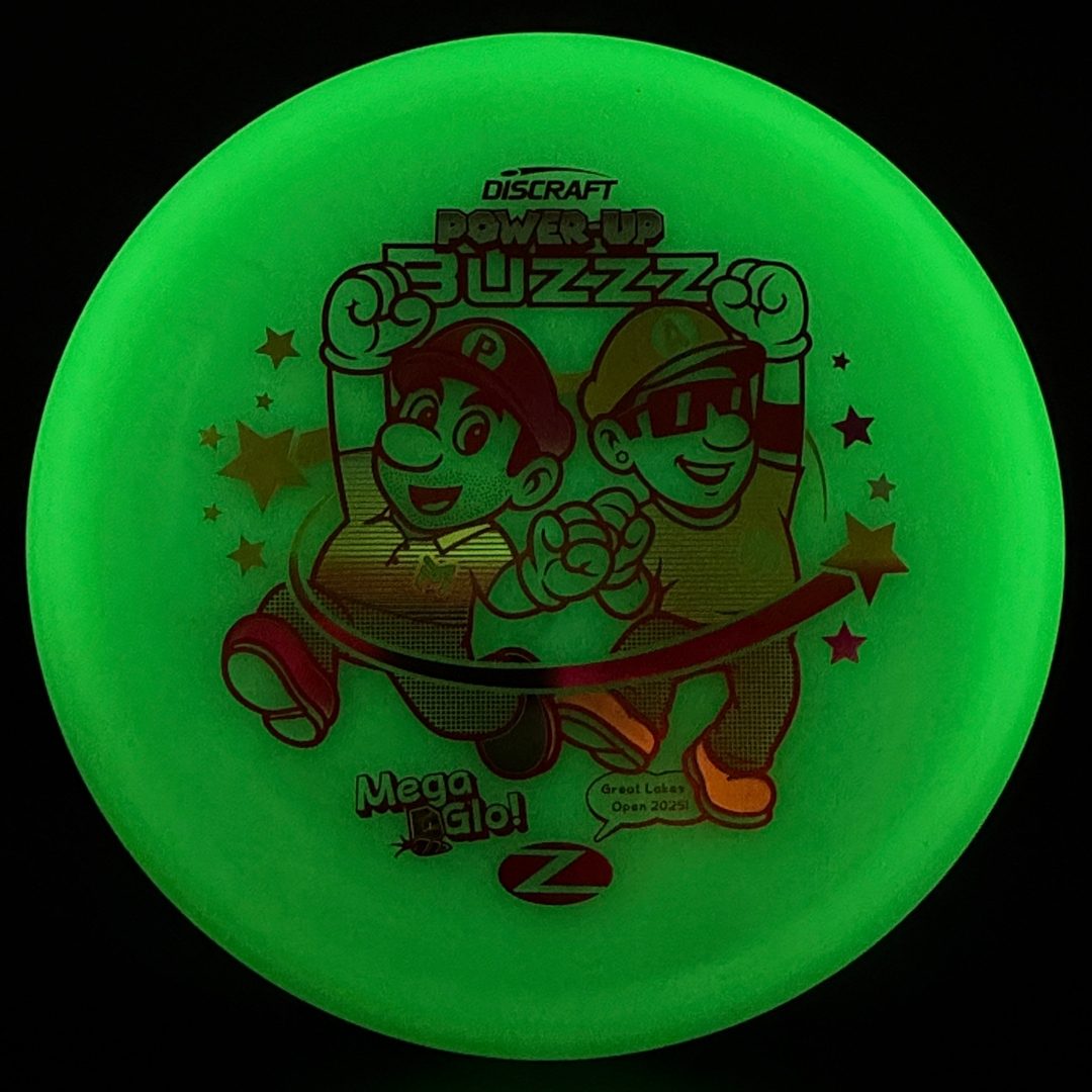 Mega Glo Buzzz - Power-Up - Paul McBeth & Anthony Barela Collab Discraft