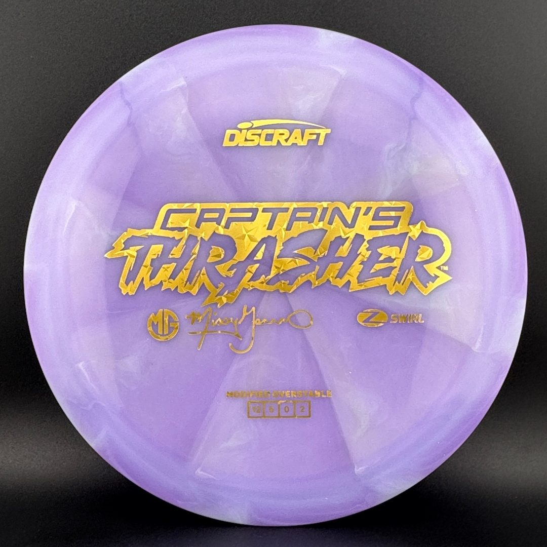 Swirly Z Captain's Thrasher - Missy Gannon 2026 Discraft