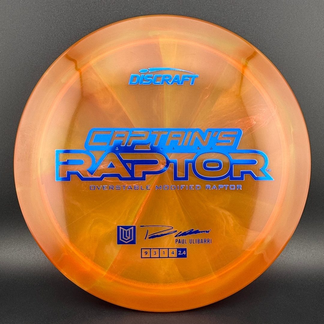 Special Z Blend Captain's Raptor - Paul Ulibarri 2025 Signature Series Discraft