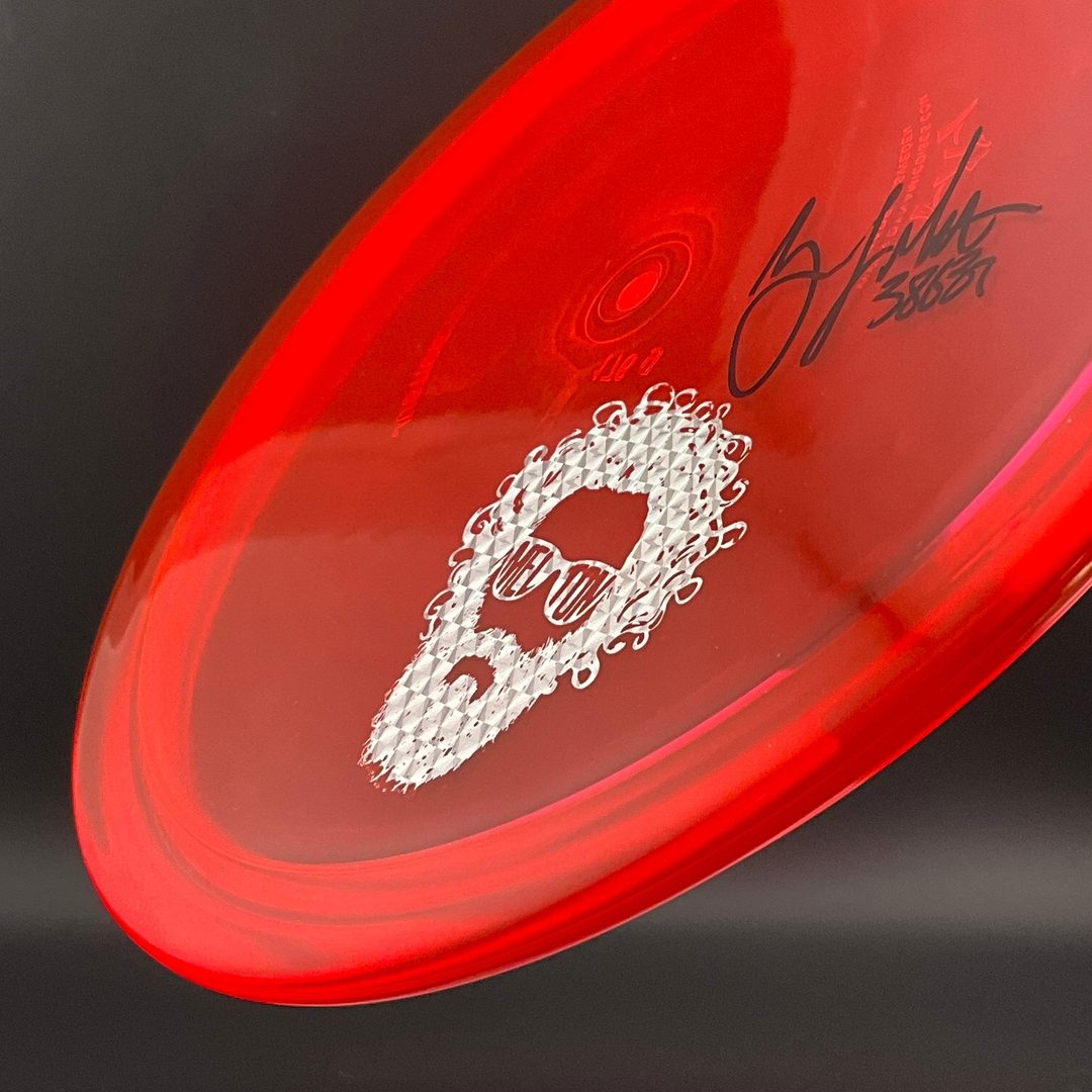 Lucid Ice Justice *Signed* - Zach Melton Mini Stamp! Dynamic Discs