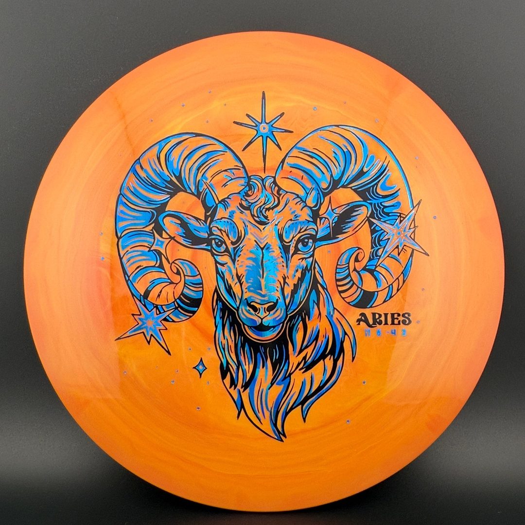 Swirly Sirius Aries (1.1) - Cosmic Ram by Tony Diaz